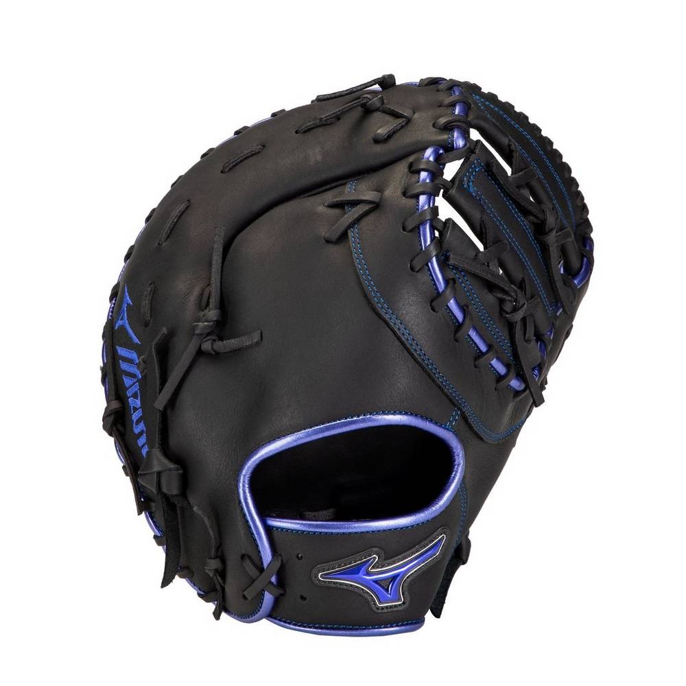 Mizuno MVP Prime SE First Base 12.5" Férfi Catchers Mitt Fekete/Királykék VDP798640